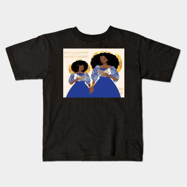 Songbird Angels Kids T-Shirt by tabithabianca